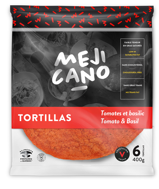Tortillas Tomates et basilic